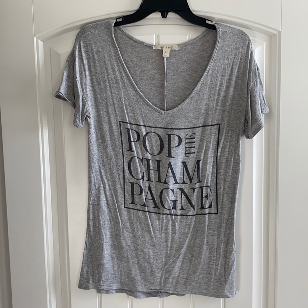 Pop the champagne - t shirt